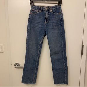 Topshop Straight Leg Jeans
